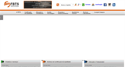 Desktop Screenshot of fbts.org.br